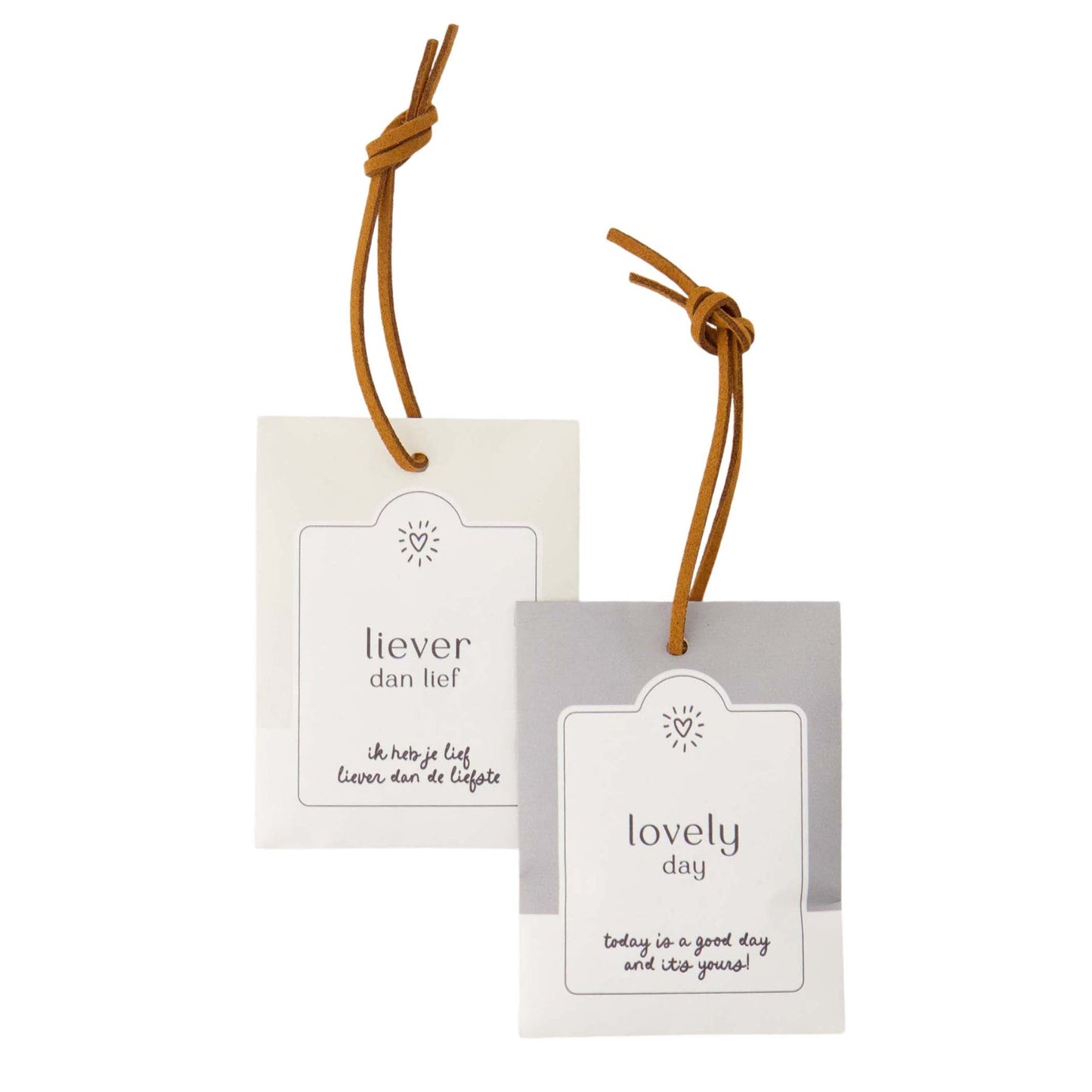 Set van 2 Geurzakjes | Liever dan lief & Lovely day