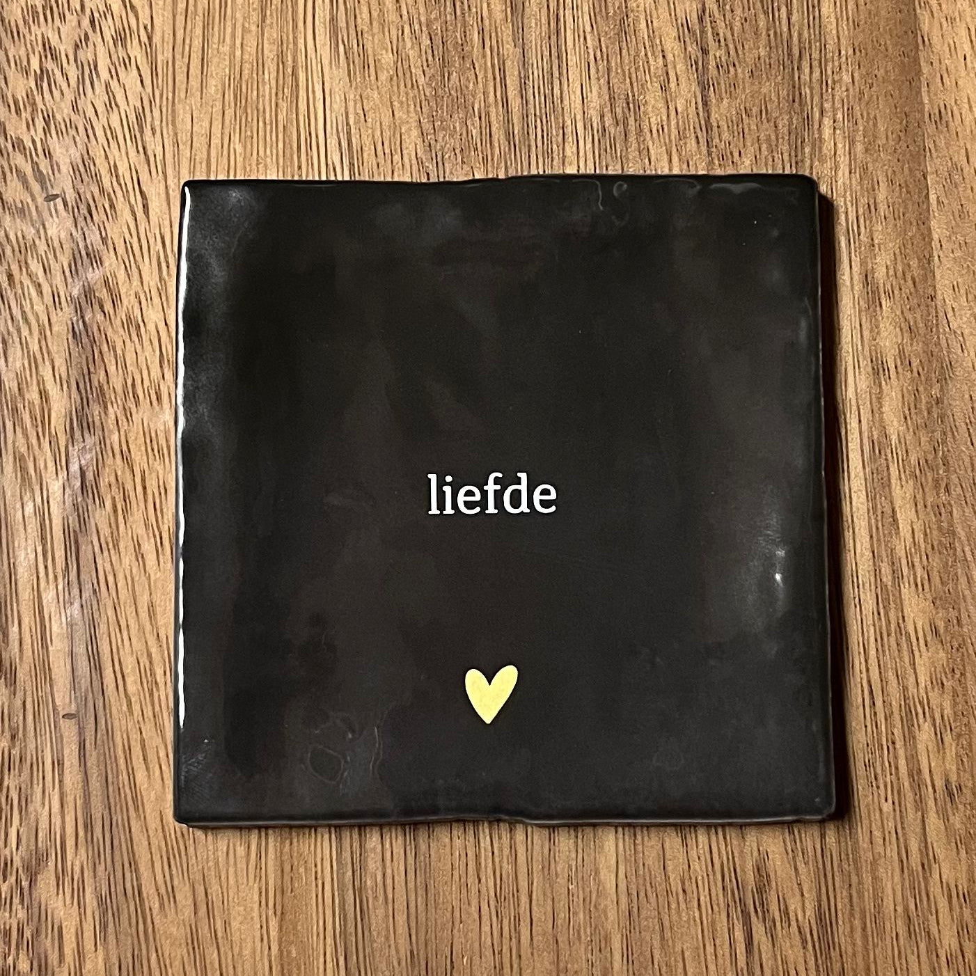 Tegeltje Liefde | Zwart