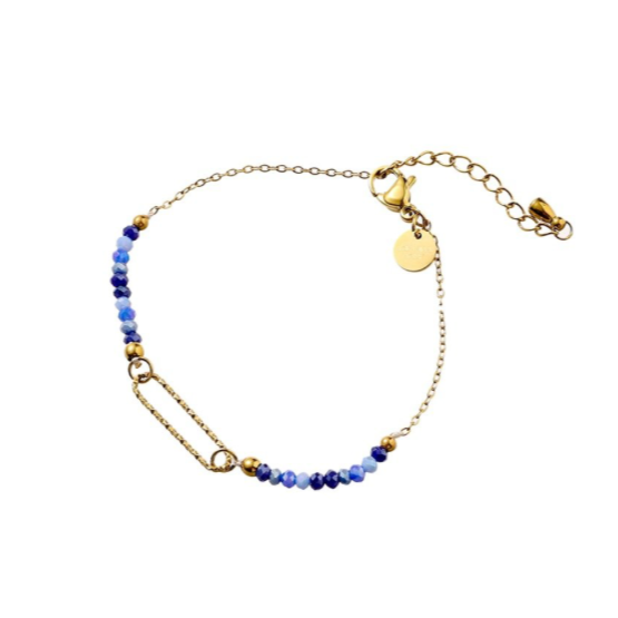 Armband Long Oval Dark blue B56315-2