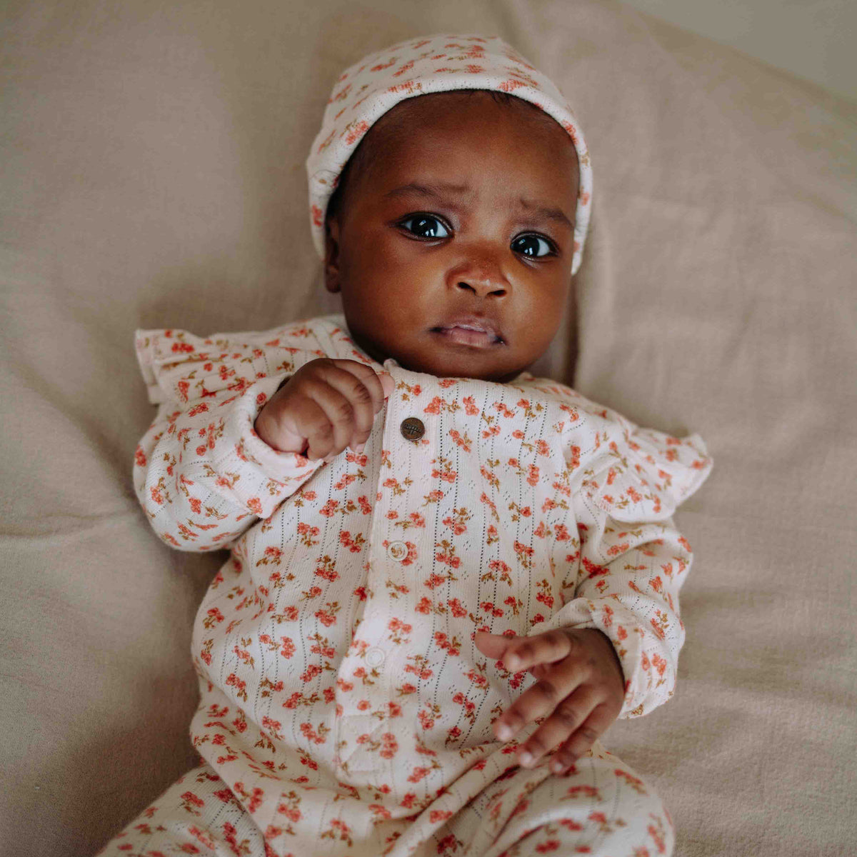 Hat Bowie Pointelle blossom Newborn