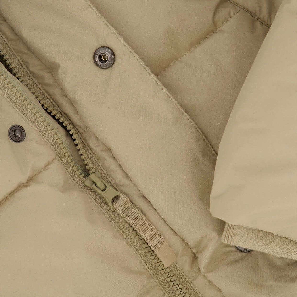 Lange Bubblecoat Met Teddy Details