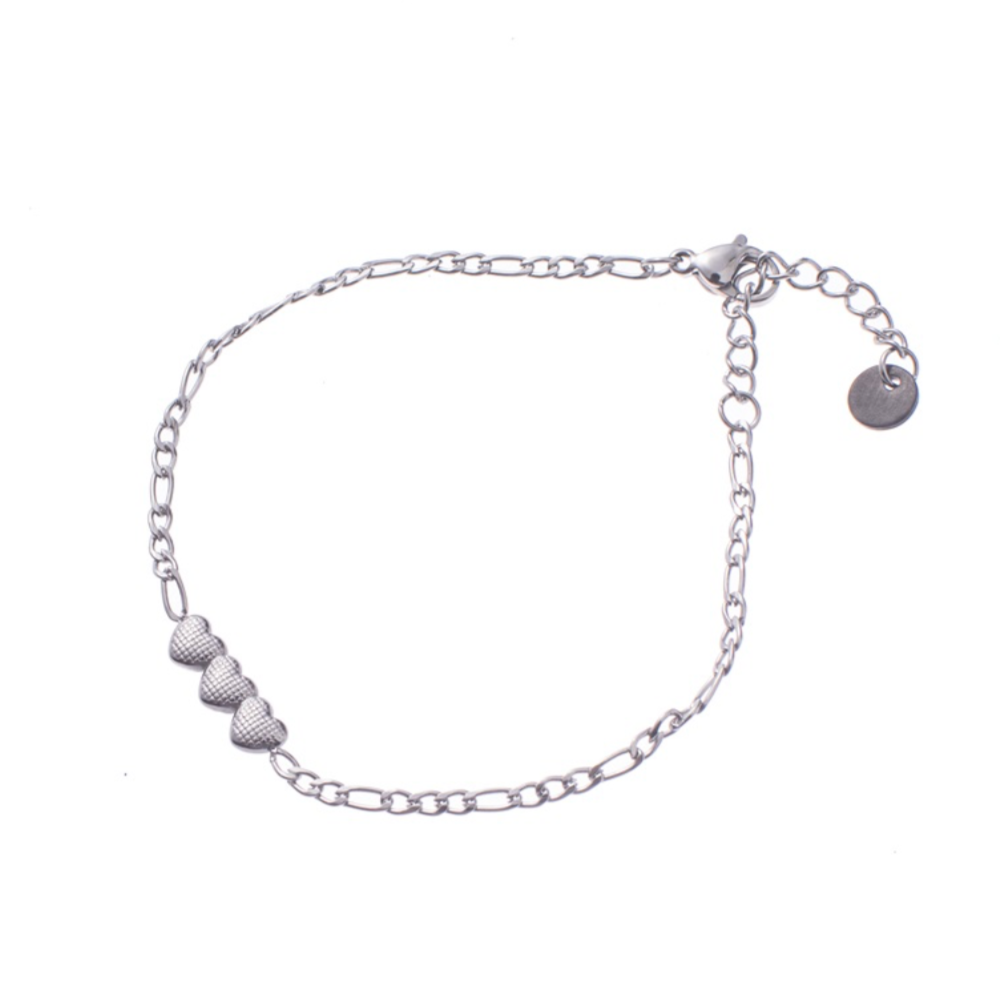 Kids armband | 3 Small Hearts - RH