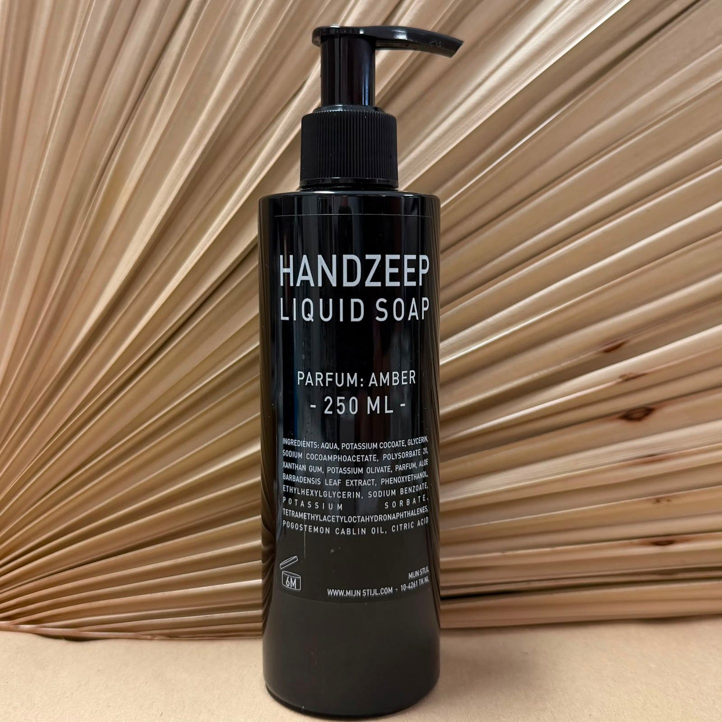 Mijn stijl Handzeep Amber 250ml