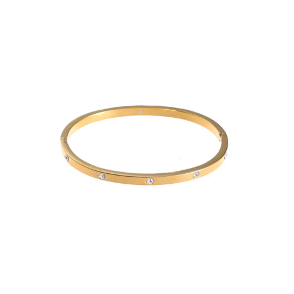 Bracelet | Stone bangle | 14K | B56025-2 | Day&Eve | Stainless steel