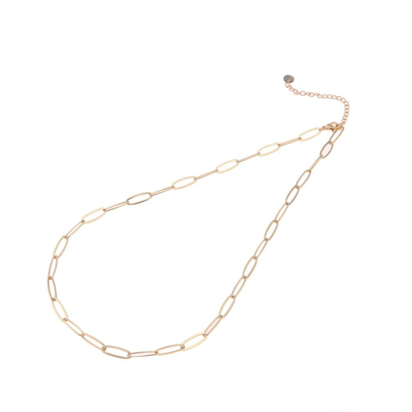 Necklace | Oval link chain | 14K | N0506-2 | Day&Eve | Stainless steel