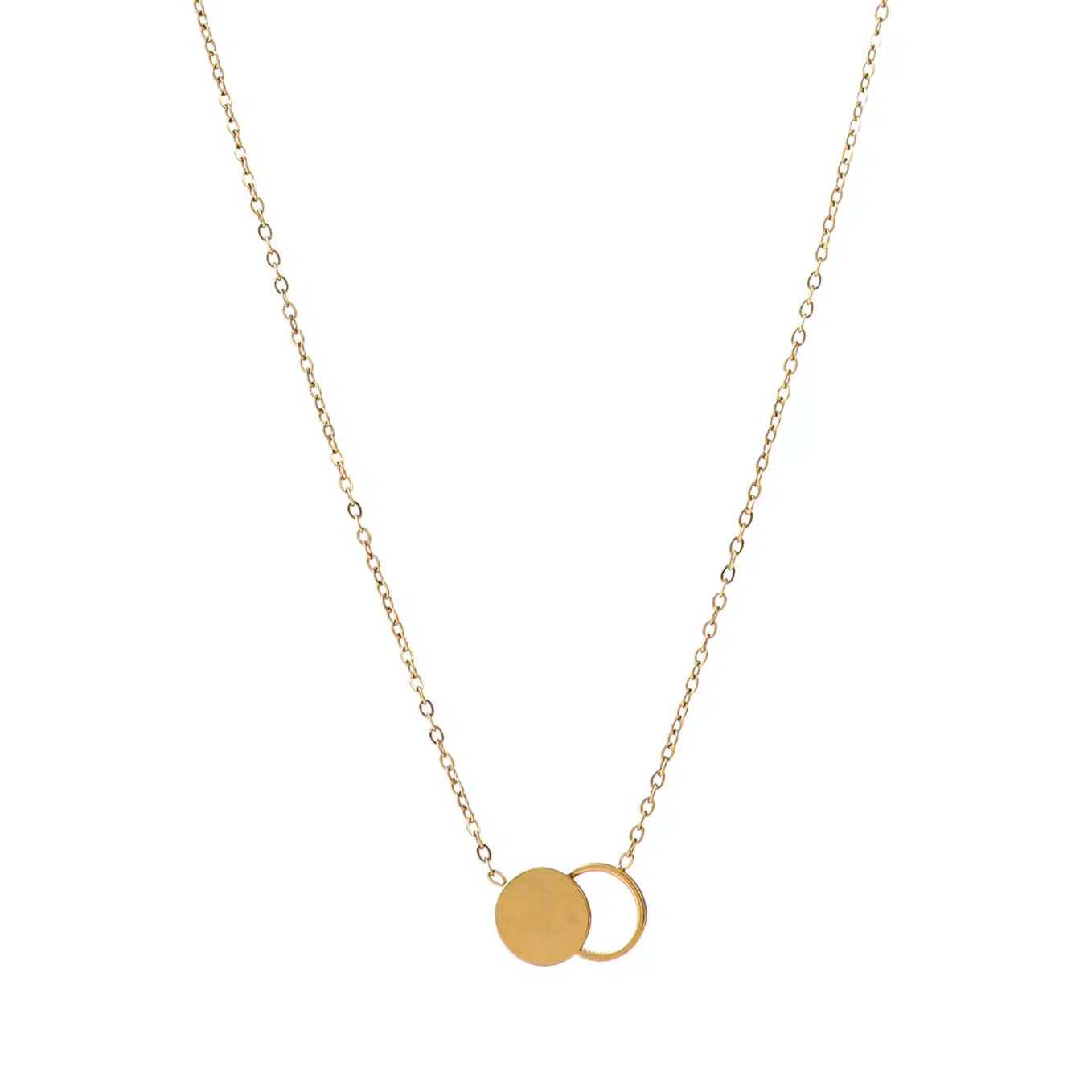 Necklace | Eclipse | 14K | N56030-2 | Day&Eve | Stainless steel