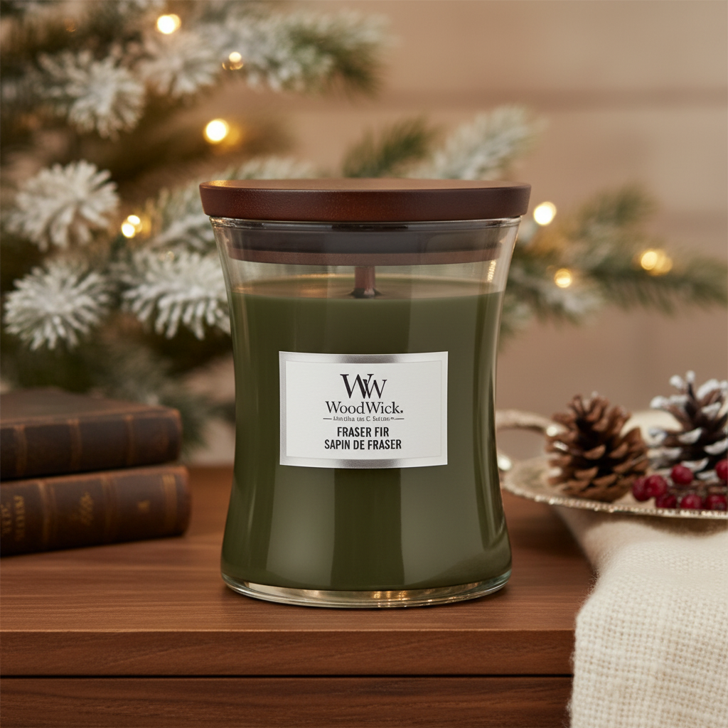 WoodWick | Medium Candle | Frasier Fir