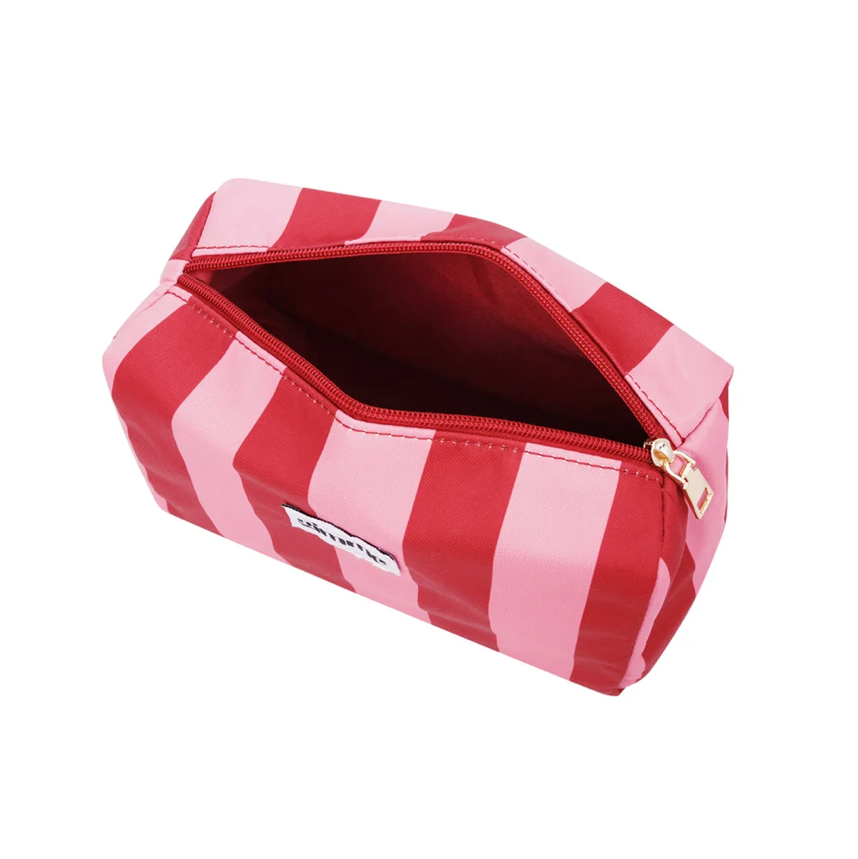 Make-up tas | Streep | Rood - Roze