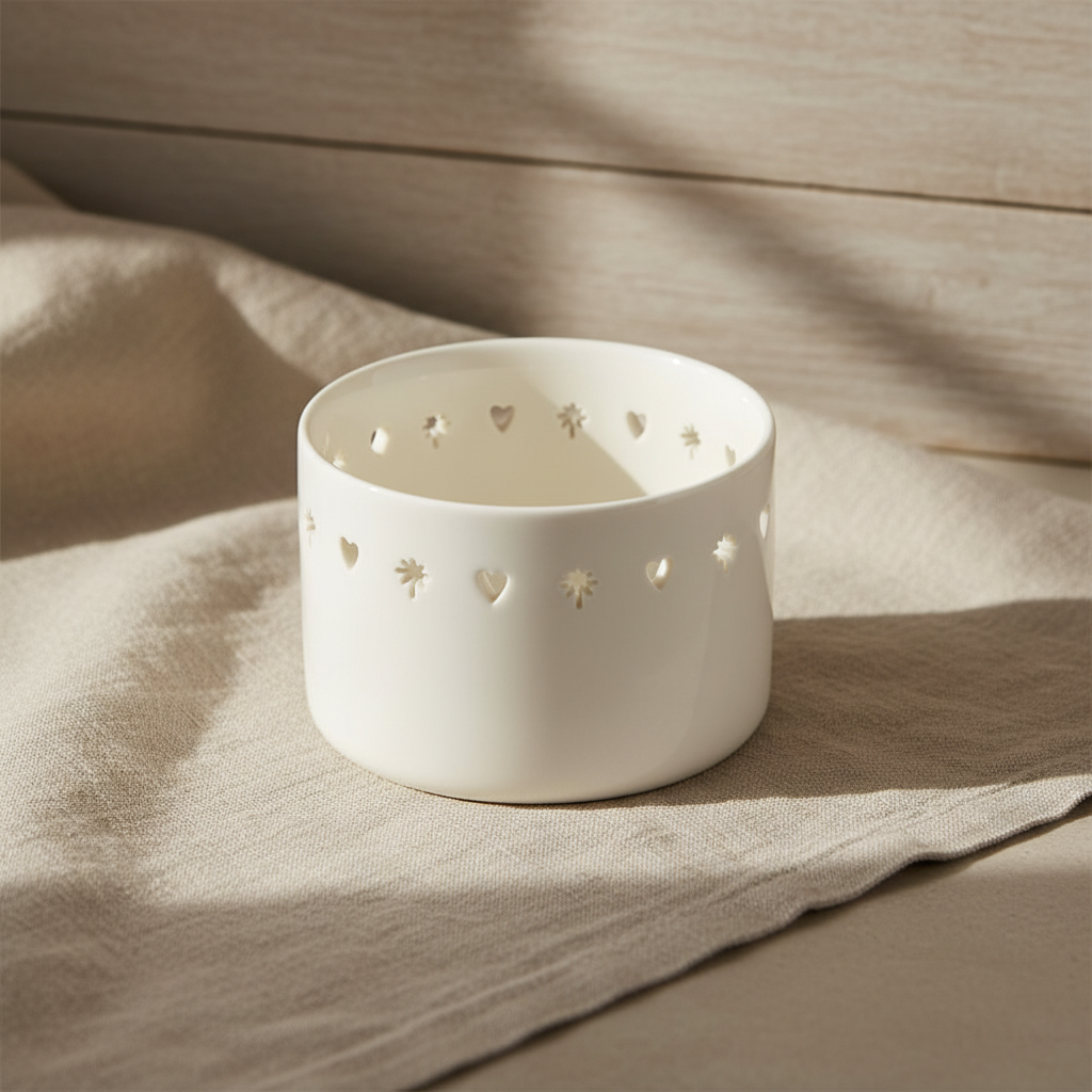 Waxinelichthouder | Keramiek | Hart-Ster