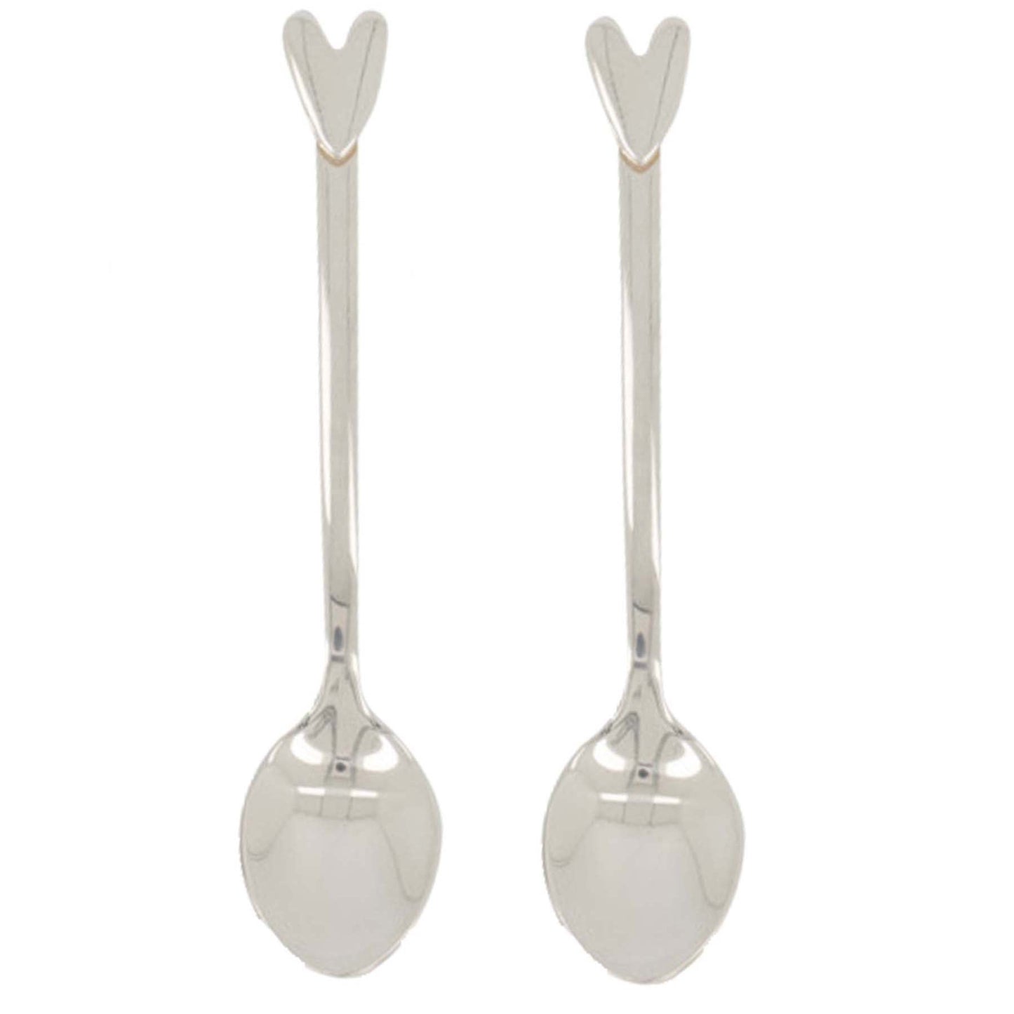 Set van 2 lepeltjes Hartje