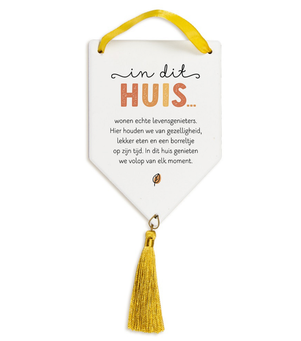 Tassel Deco Groot In dit Huis