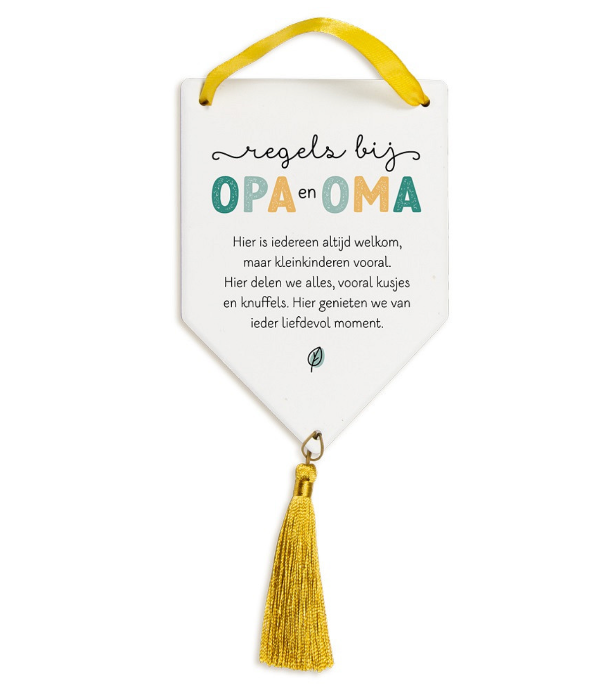 Tassel Deco Groot Opa en Oma