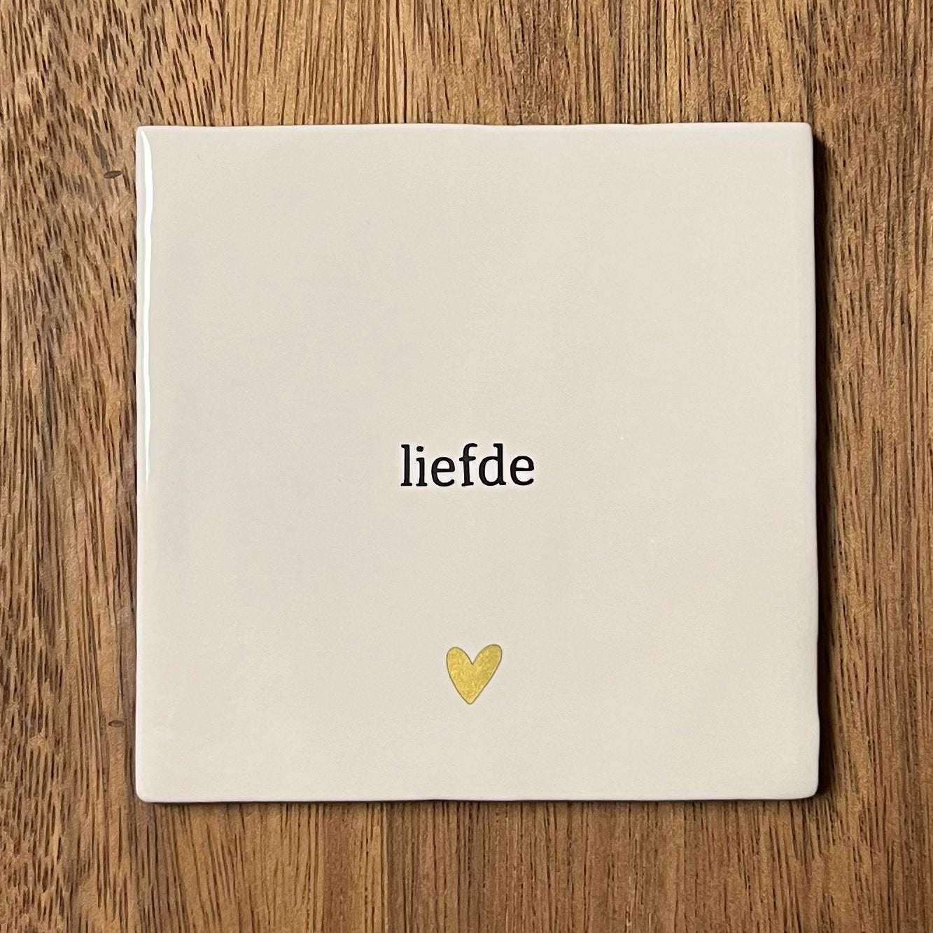 Tegeltje Liefde | Wit
