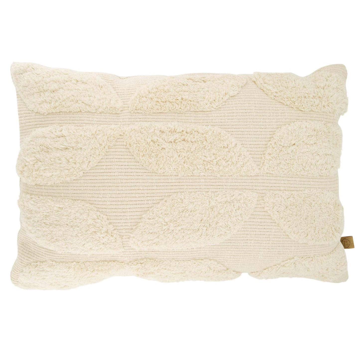 Zusss | Kussen Tufted Patroon | 60x40cm | Ecru