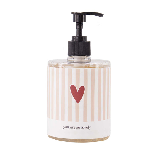 Handzeep | Streep hartje | You are so lovely | 500ml