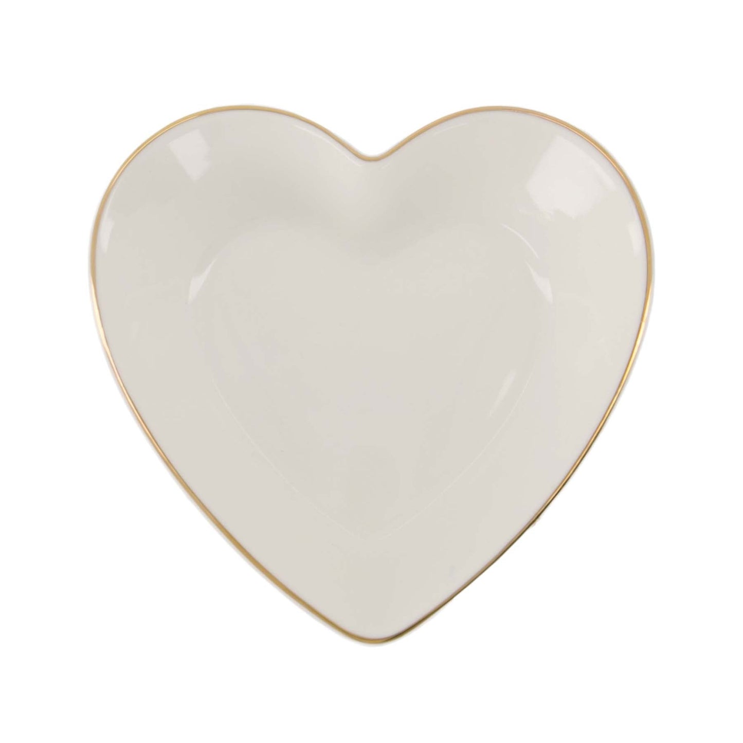 Zusss | Schaal Hartvorm | Wit - Goud