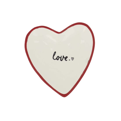 Zusss | Theetipje Hartje Love | Wit - Rood