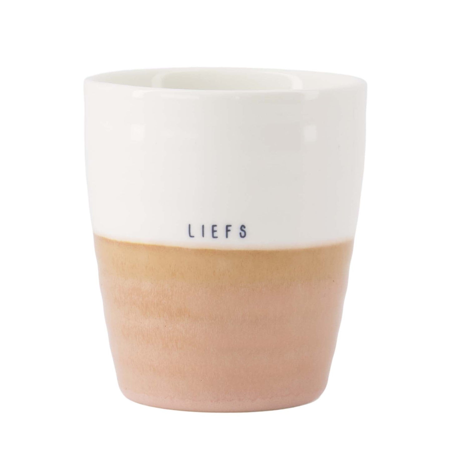 Koffiemok | Liefs | Wit-Roze