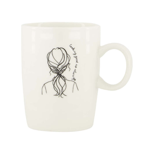 Zusss | Theemok Vrouw | Wit - Zwart