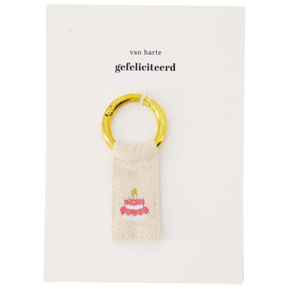 Ansichtkaart | Sleutelhanger Taart