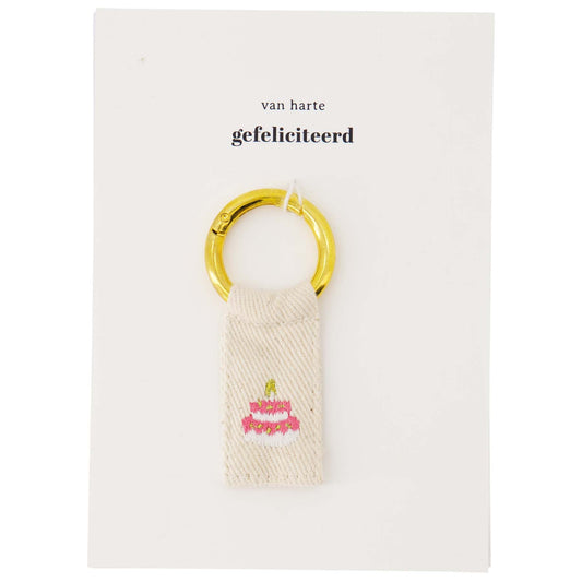 Ansichtkaart | Sleutelhanger Taart