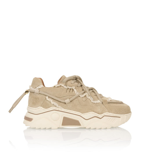DWRS Sneaker | Jupiter met crochet | Beige-Off white