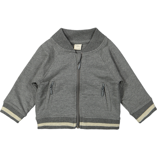 Riffle Amsterdam | Cardigan Noe | Sweat knit | Melange green
