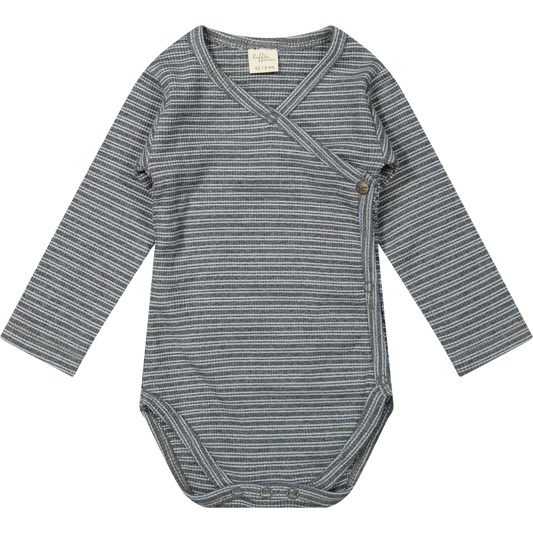 Riffle Amsterdam | Romper Lee | Rib stripe | Blue