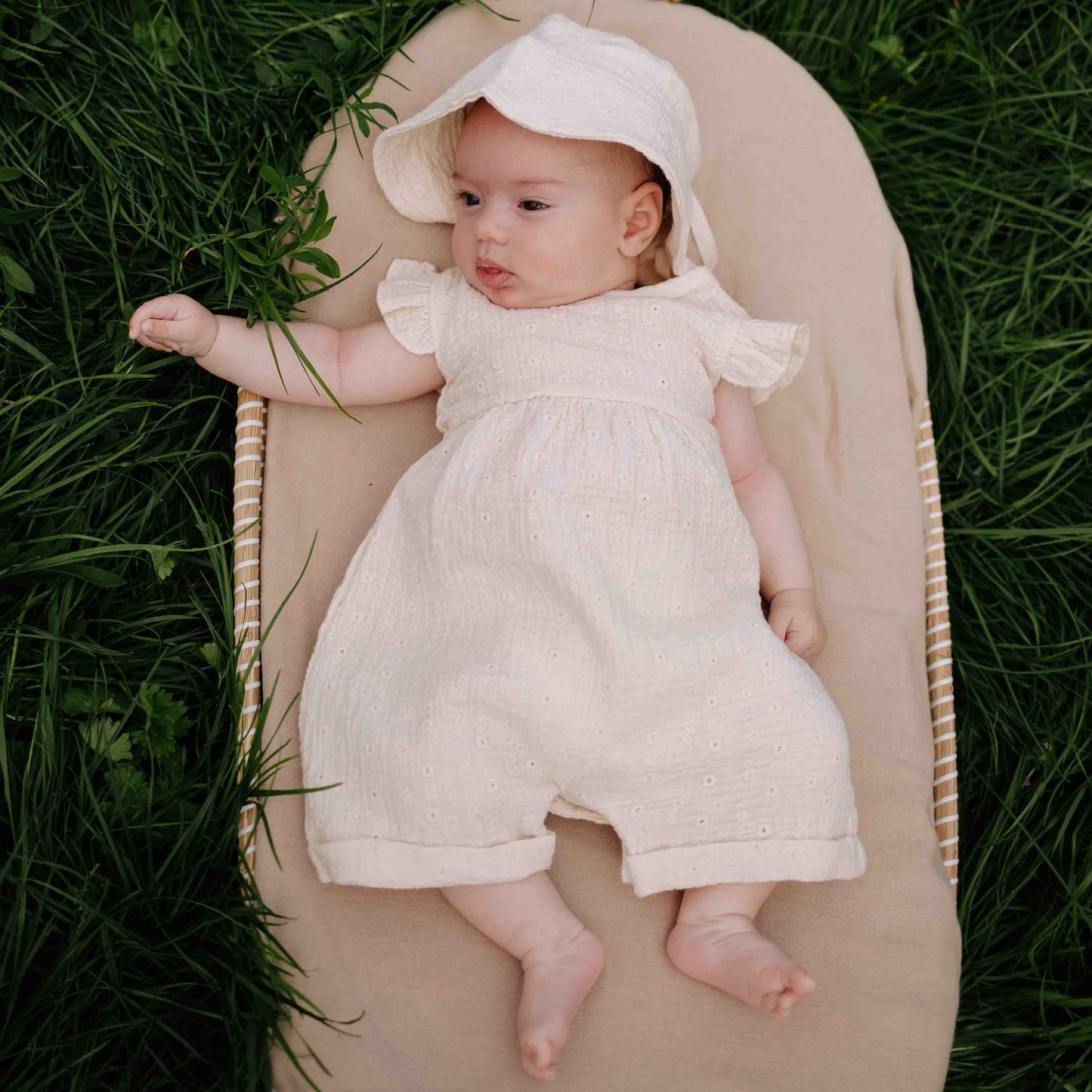 Riffle Amsterdam | Suit Ginny ss woven | White embroidery