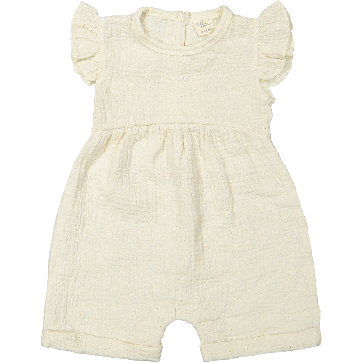Riffle Amsterdam | Suit Ginny ss woven | White embroidery