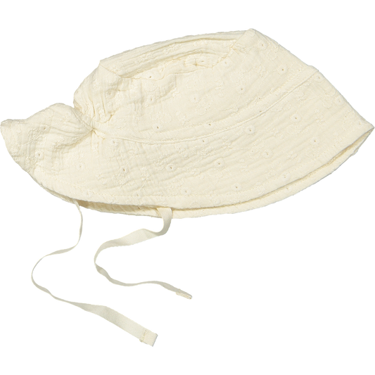 Riffle Amsterdam | Summer hat Bailey woven | White embroidery