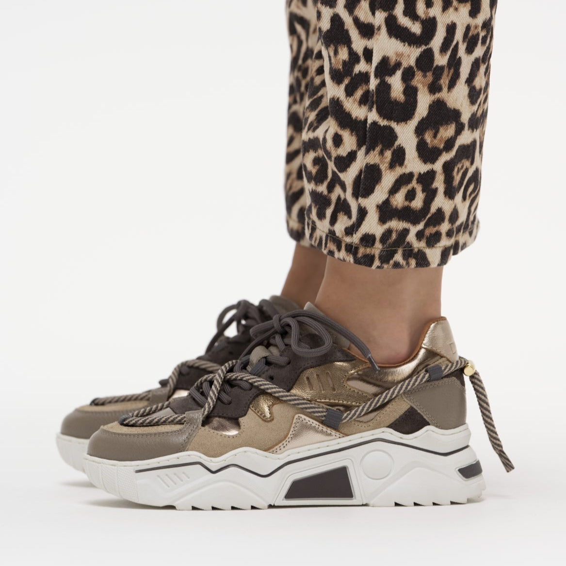 DWRS Sneaker | Jupiter metallic | Elefante-Smoke
