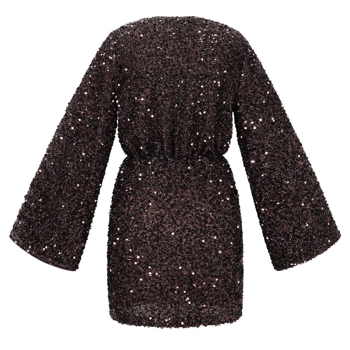 Pailletten jurk | Kendal | Bruin