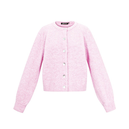 Gebreid vest | Licht Roze