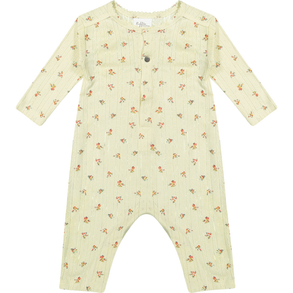 Riffle Amsterdam | Suit Sky Jacquard rib aop | Ecru Rose | 68 | 6 maanden