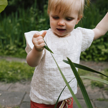 Riffle Amsterdam | T-shirt Joan | Woven white embroidery