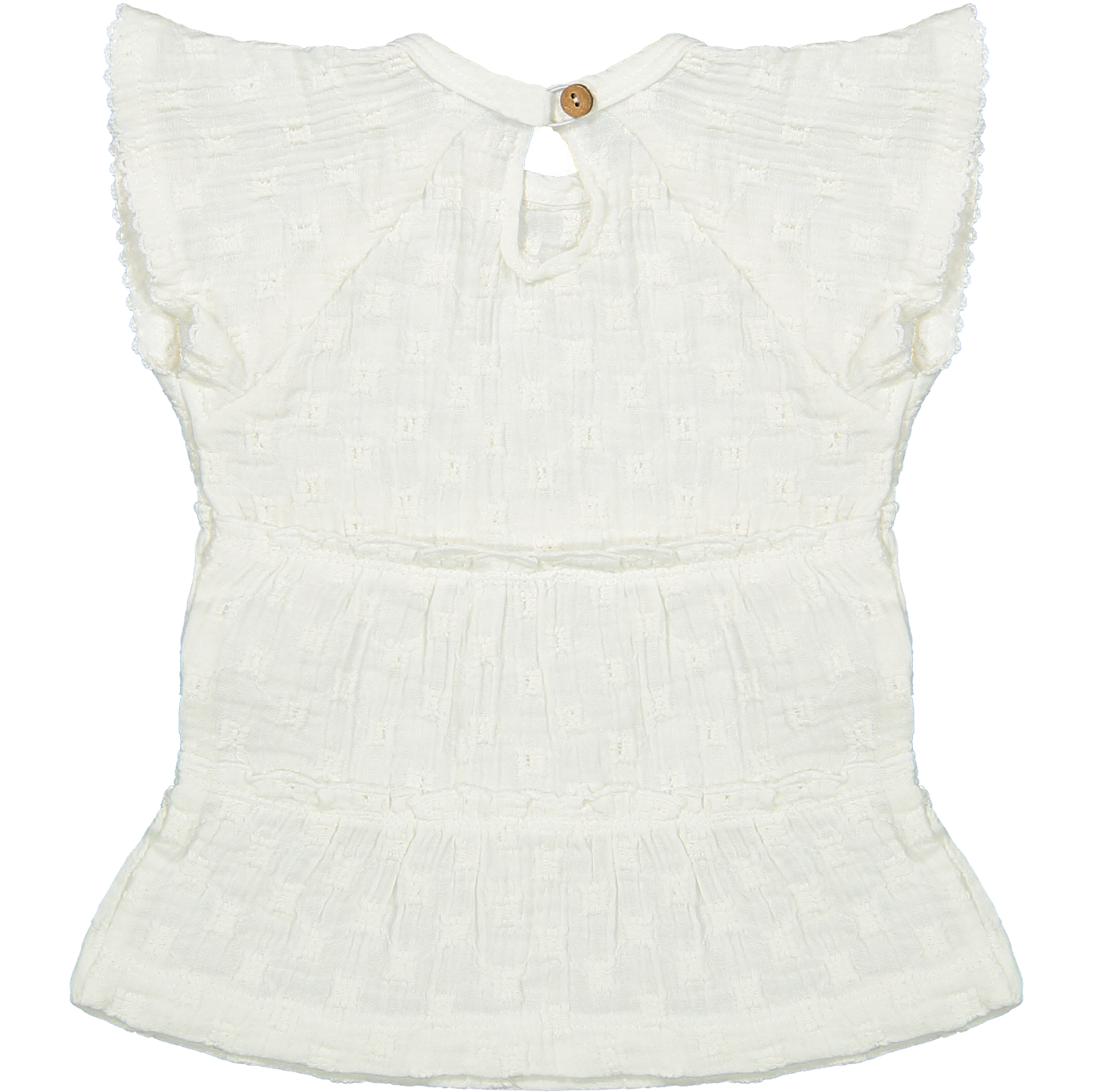 Riffle Amsterdam | Dress Adele | Woven white embroidery