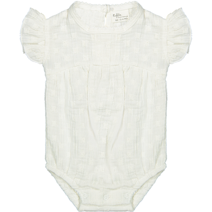 Riffle Amsterdam | Romper Lisa | Woven white embroidery | 50 New born