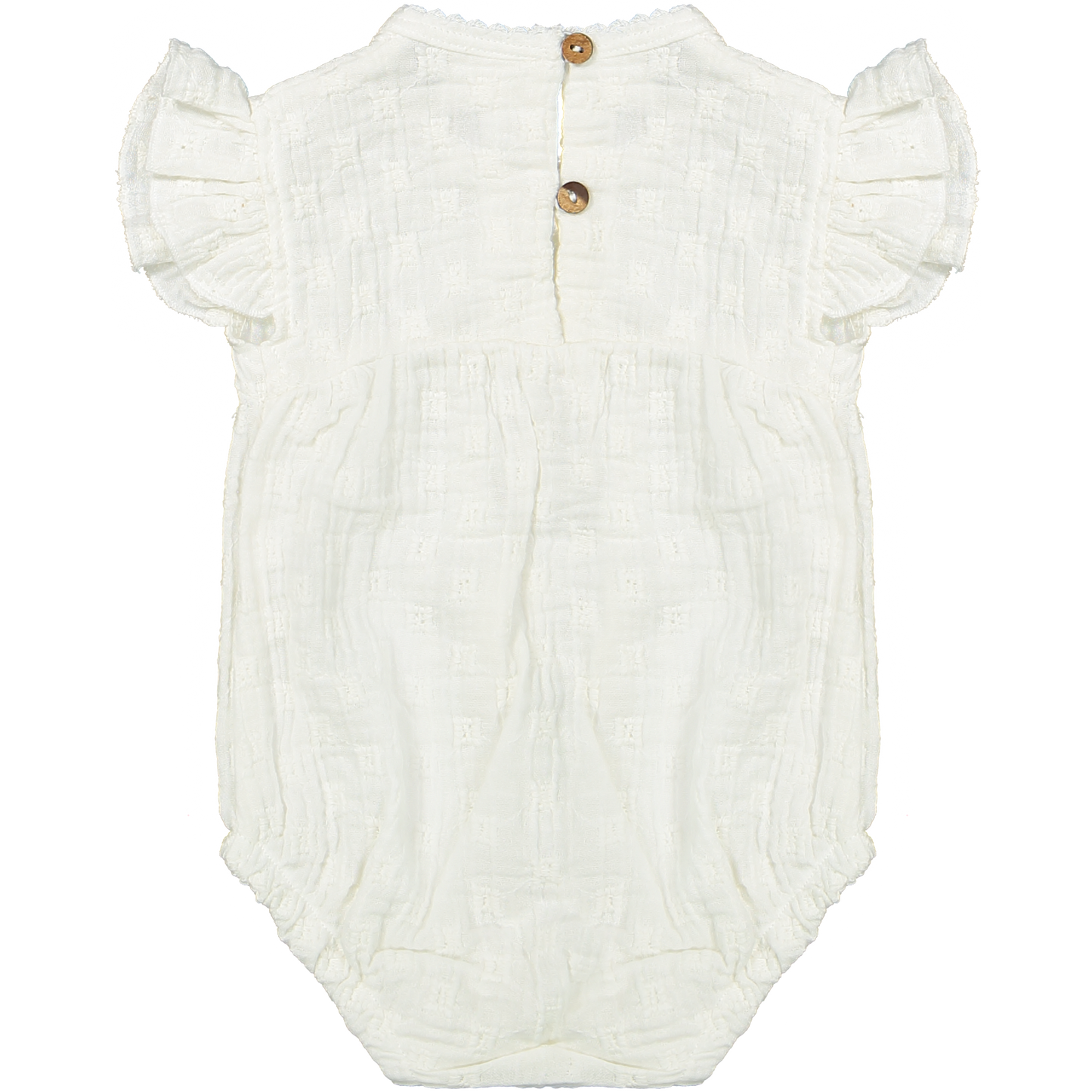 Riffle Amsterdam | Romper Lisa | Woven white embroidery | 50 New born