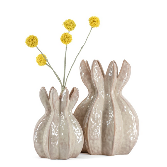 Aardewerk vaas Bud Set-1