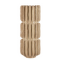 Aardewerk vaas Pillar beige