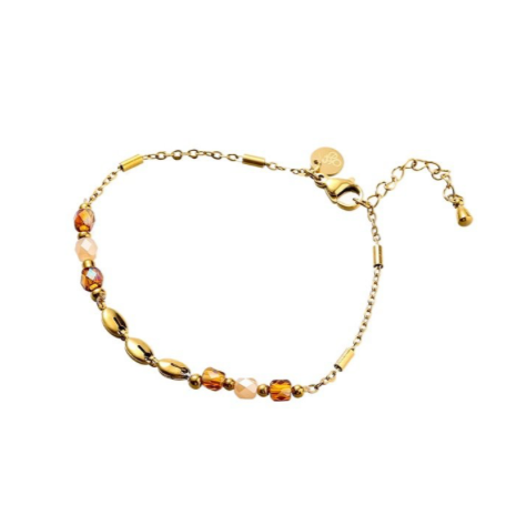 Armband 3 Ovals Brown B56333-2 