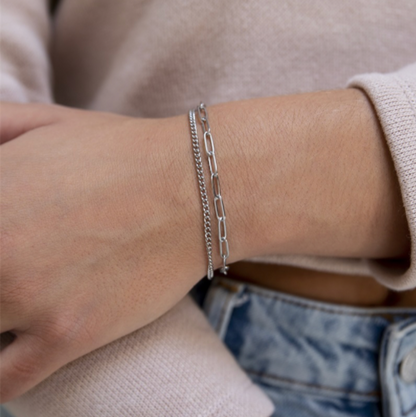 Armband Double chain B1251-1 