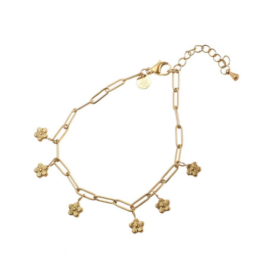 Armband Flower Pendants B56036-2 