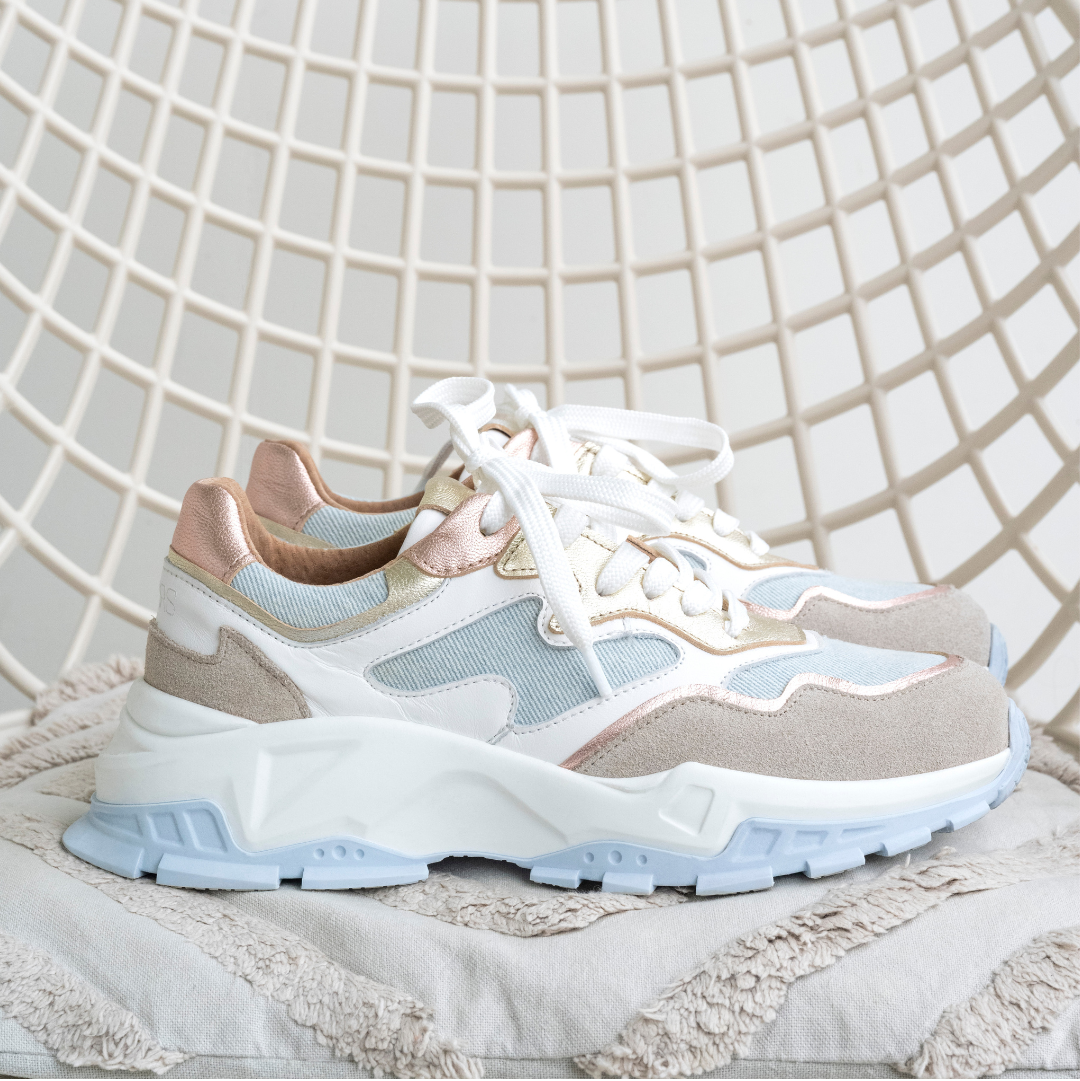 DWRS Sneaker | Chester Denim | Rosé-Jeans | Maat: 38