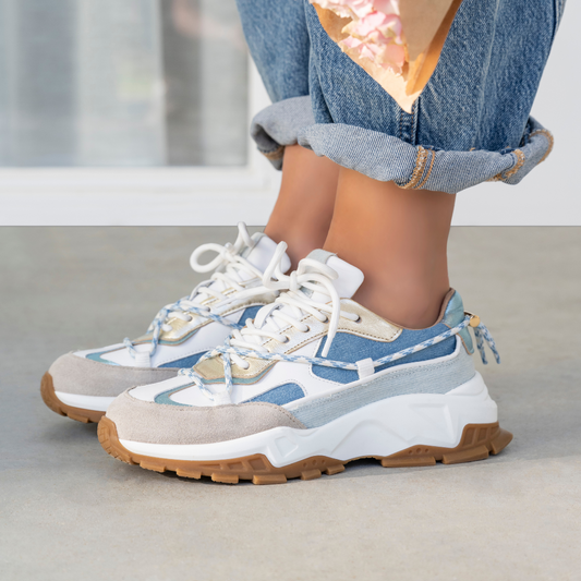 DWRS Sneaker | Bonney Denim | Champagne-Jeans