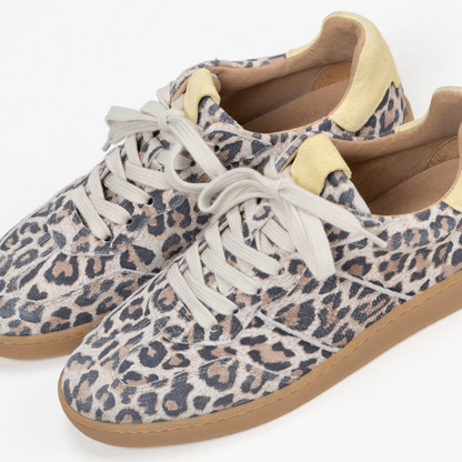DWRS Sneaker | Poona leopard | Sand- Butter