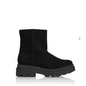 Bikerboots Oslo Suede Zwart