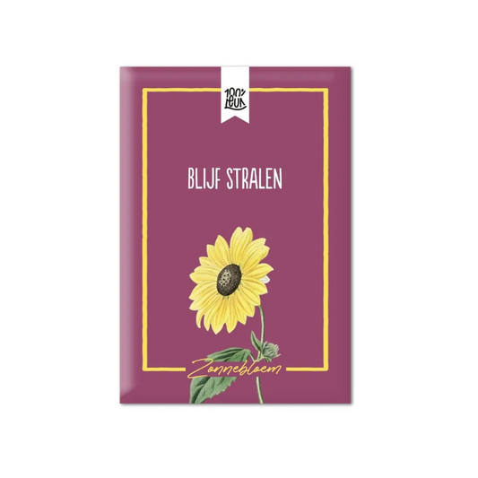 Bloemenzaadjes | Blijf stralen | Zonnebloem