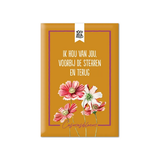 Bloemenzaadjes | Ik hou van jou | Cosmosbloem